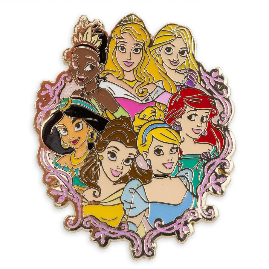 Figures And Collectibles * | Disney Princess Pin Disney Princess Group Top Sell