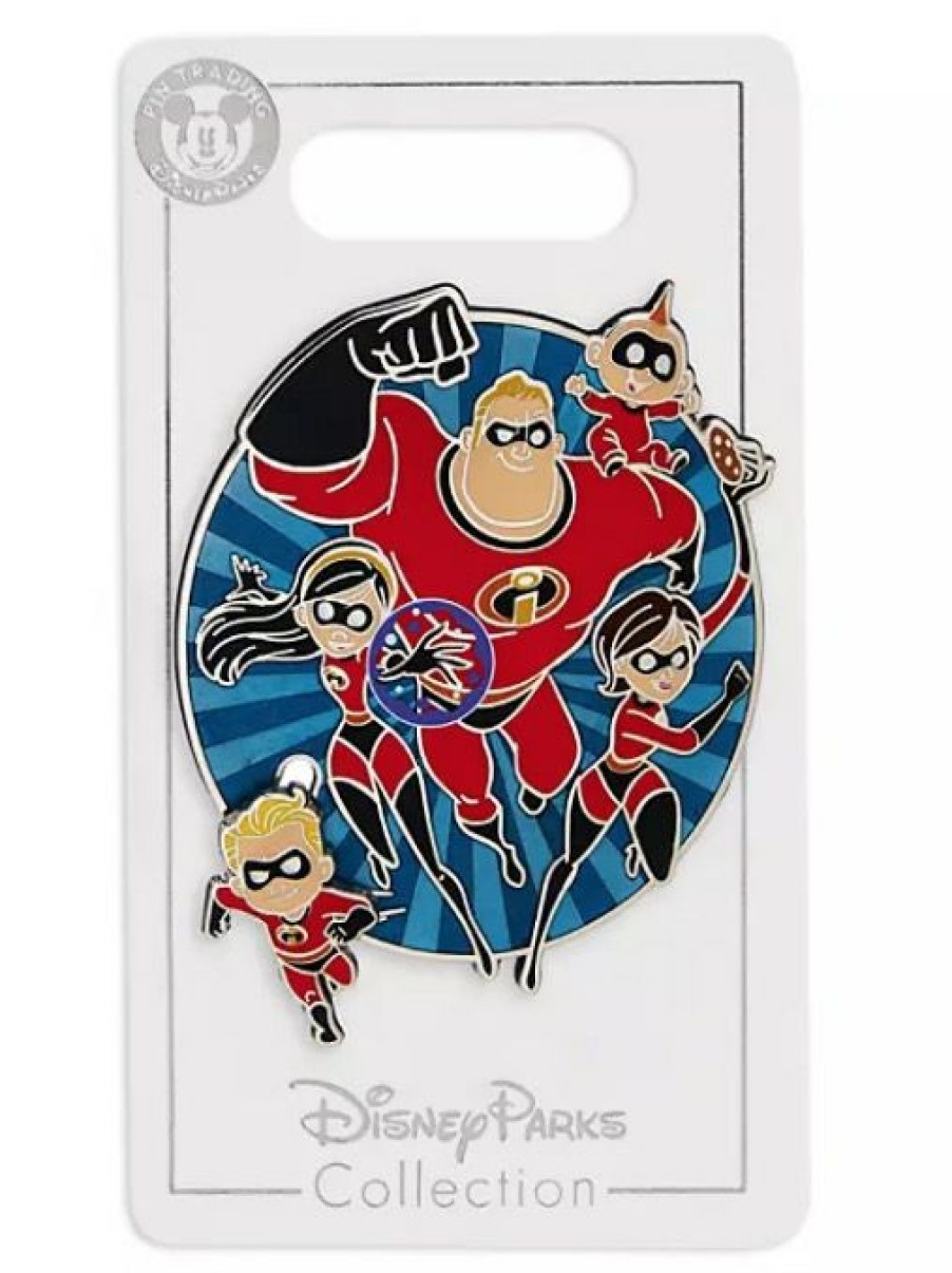 Figures And Collectibles * | Disney Incredibles Pin The Incredibles Family Bargain Sale