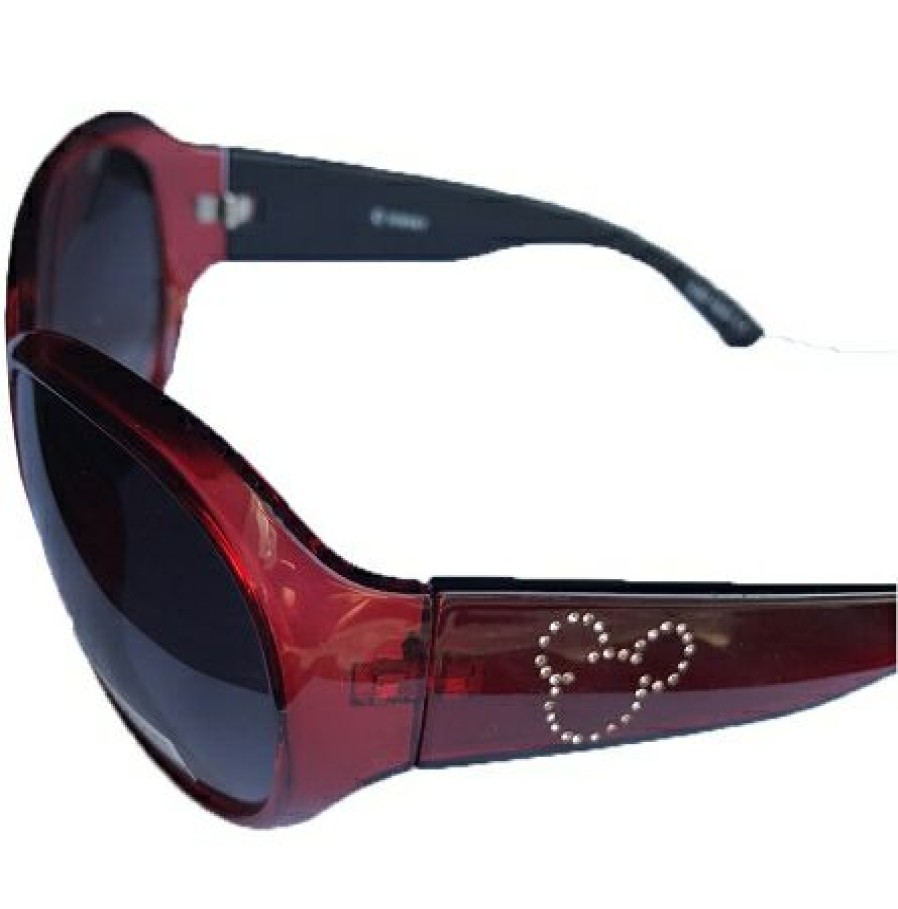 Apparel * | Disney Arribas Sunglasses Mickey Icons Crystals Red Excellent Quality