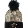 Apparel * | Disney Beanie For Adults Rajah Pom Aladdin Best-Selling