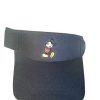 Apparel * | Disney Sun Visor Hat Mickey Mouse Standing Navy Blue Top Sell