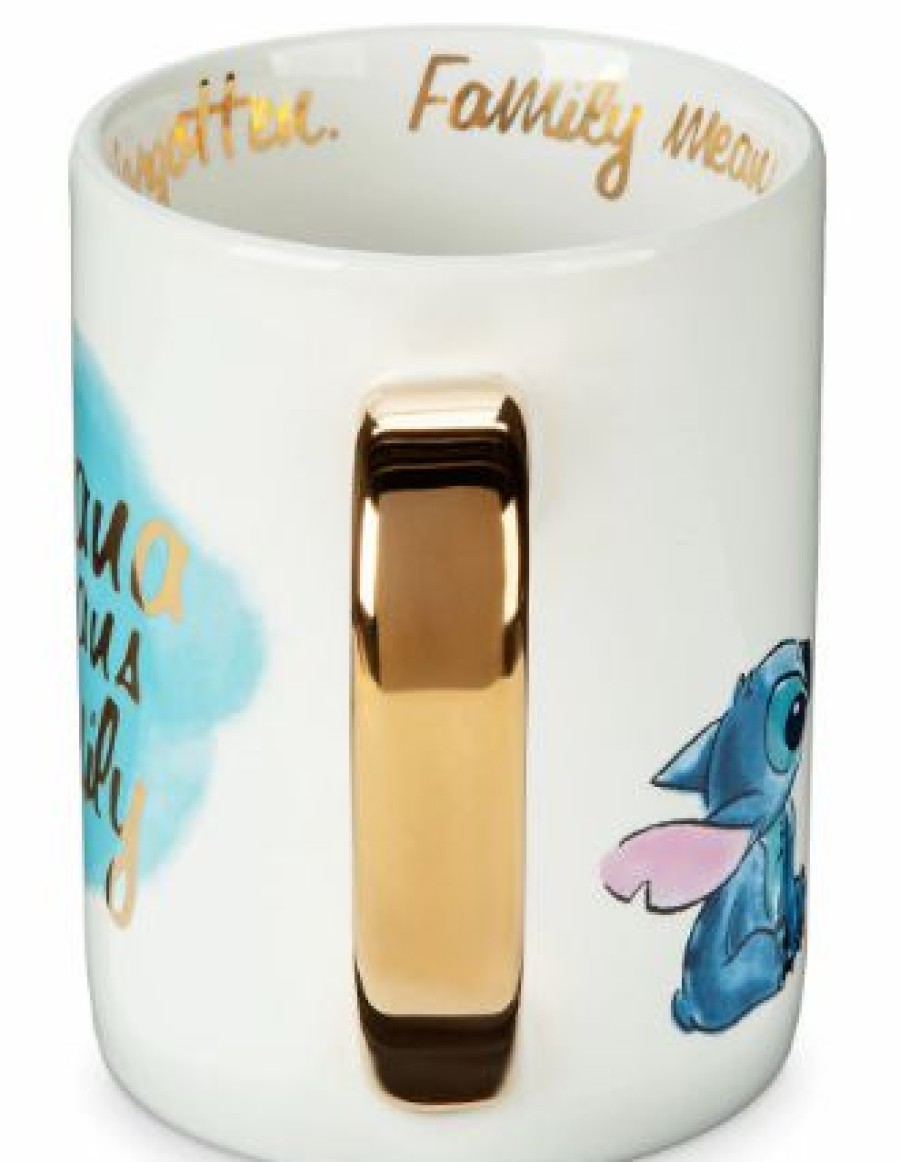 Mugs * | Disney Coffee Mug Stitch Ohana Means Family Top Sell