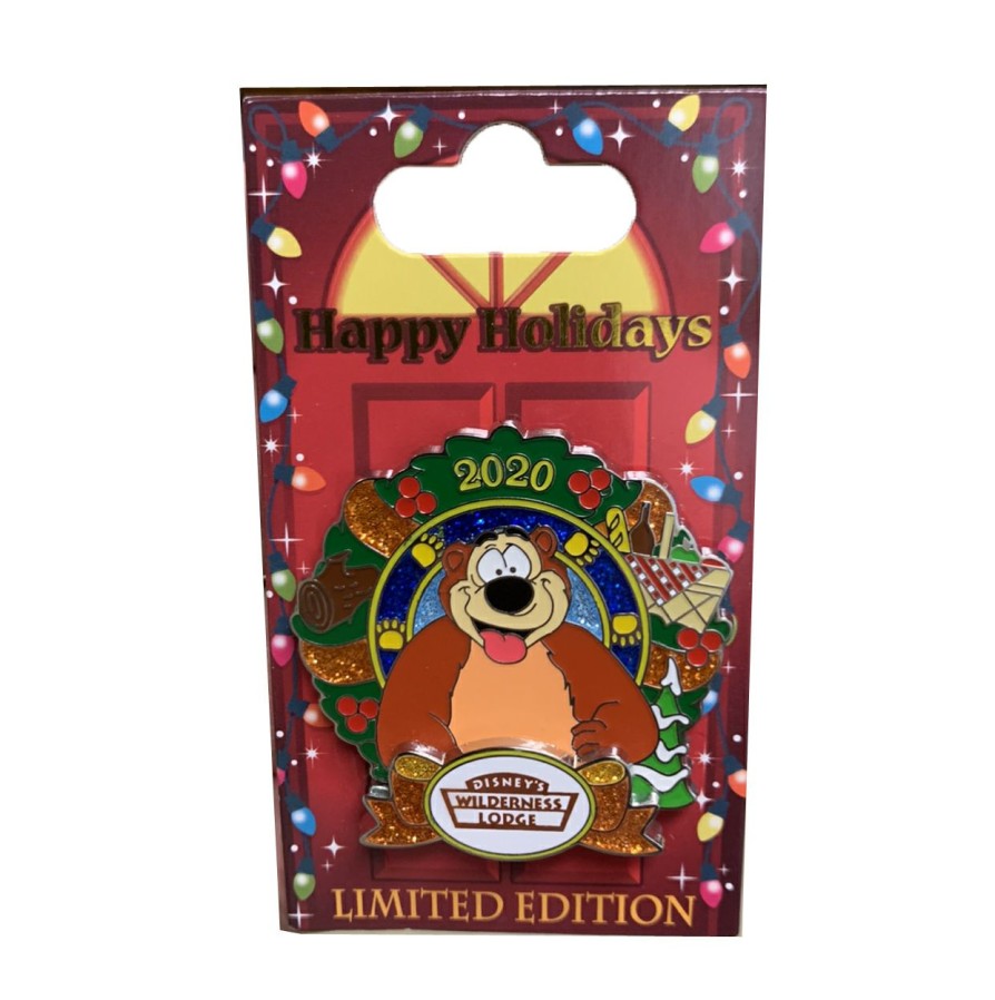 Figures And Collectibles * | Disney Holiday Resort Pin 2020 Wilderness Lodge Resort Humphrey New Threads