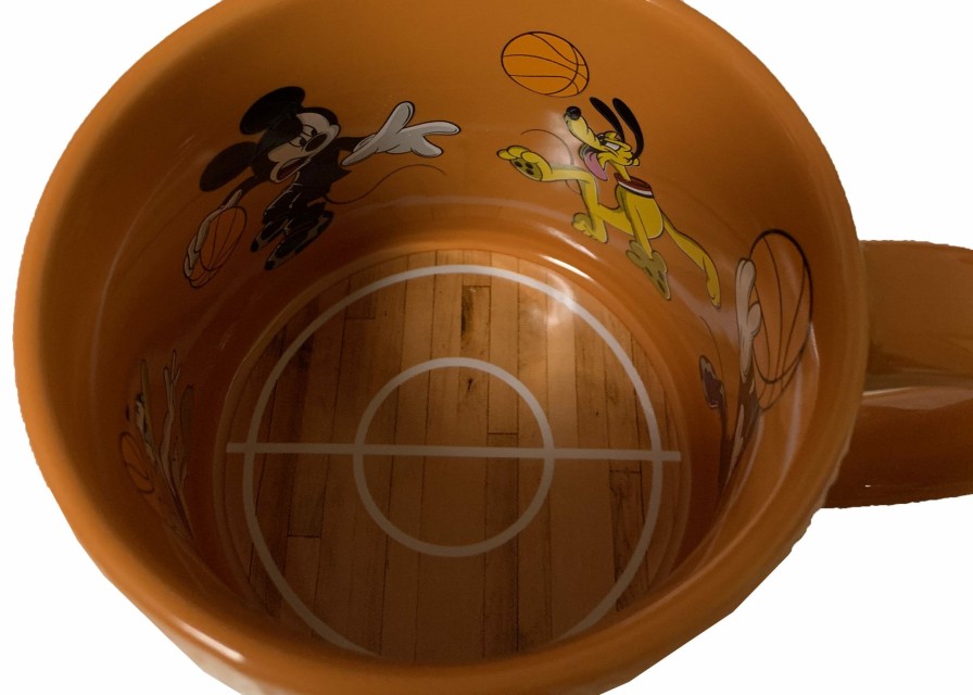 Mugs * | Disney Coffee Mug Mickey Mouse And Friends Basketball Bargain Sale