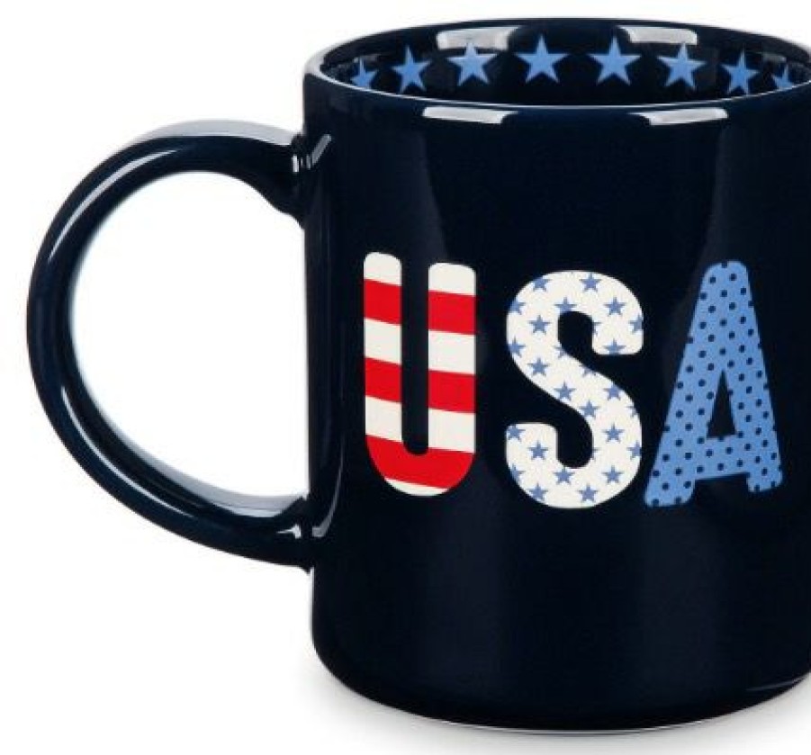 Mugs * | Disney Coffee Mug Mickey Mouse Americana Usa Discount