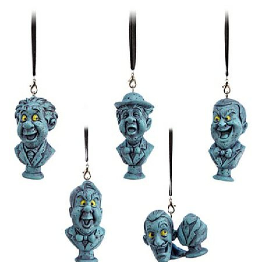 Christmas Ornaments * | Disney Christmas Ornament Set Haunted Mansion Singing Busts New Threads