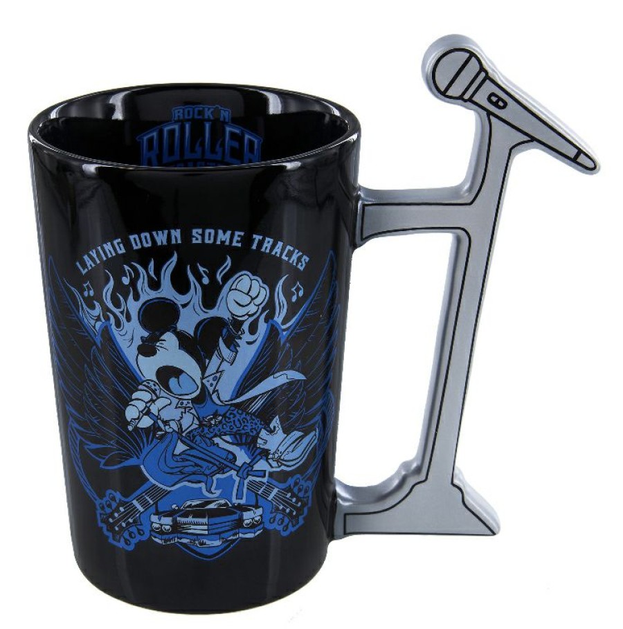 Mugs * | Disney Coffee Mug Rock N Roller Coaster Mickey Gutair Classical