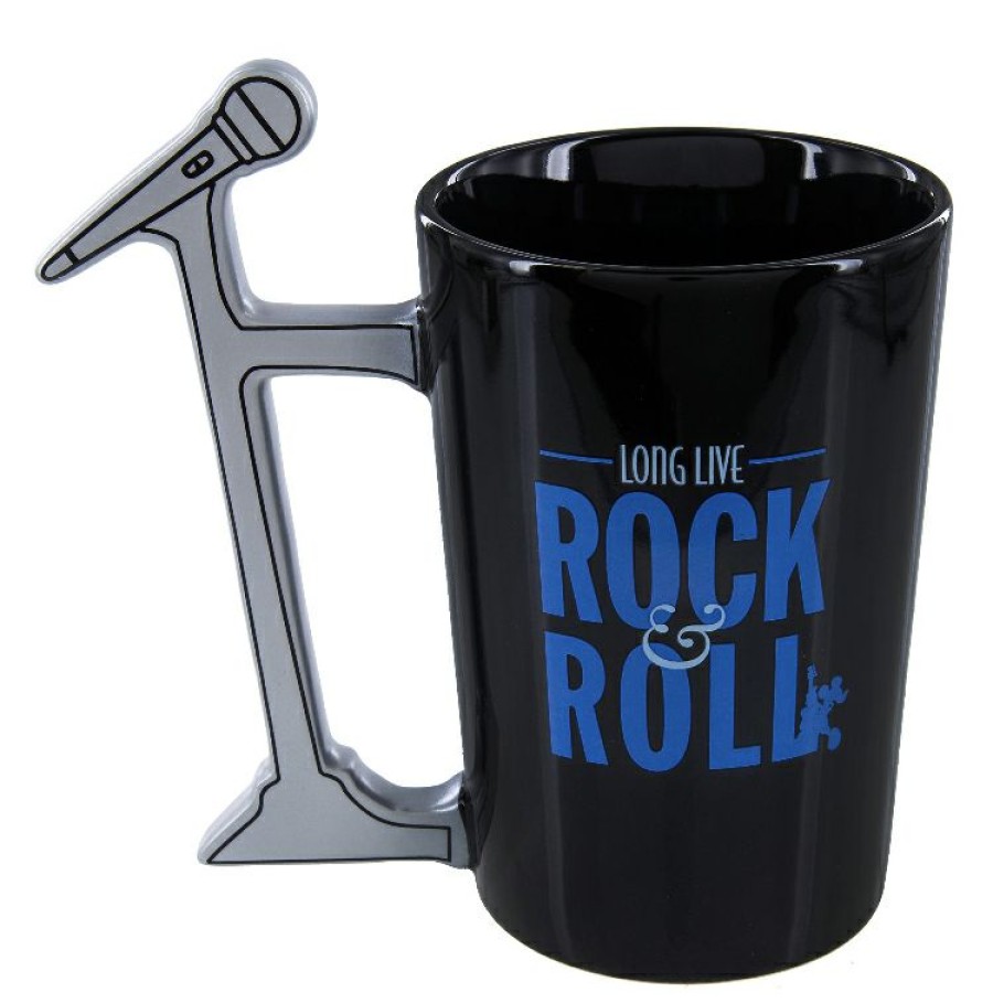 Mugs * | Disney Coffee Mug Rock N Roller Coaster Mickey Gutair Classical