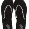 Apparel * | Disney Flip Flops For Women Mickey Mouse Bling Top Sell