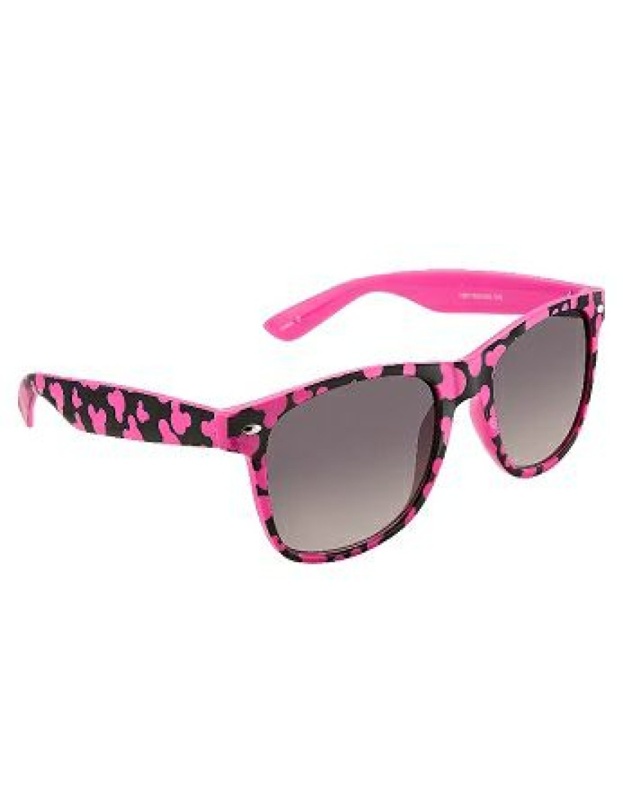 Apparel * | Disney Sunglasses Mickey Mouse Wayfarer Pink And Black Outlet