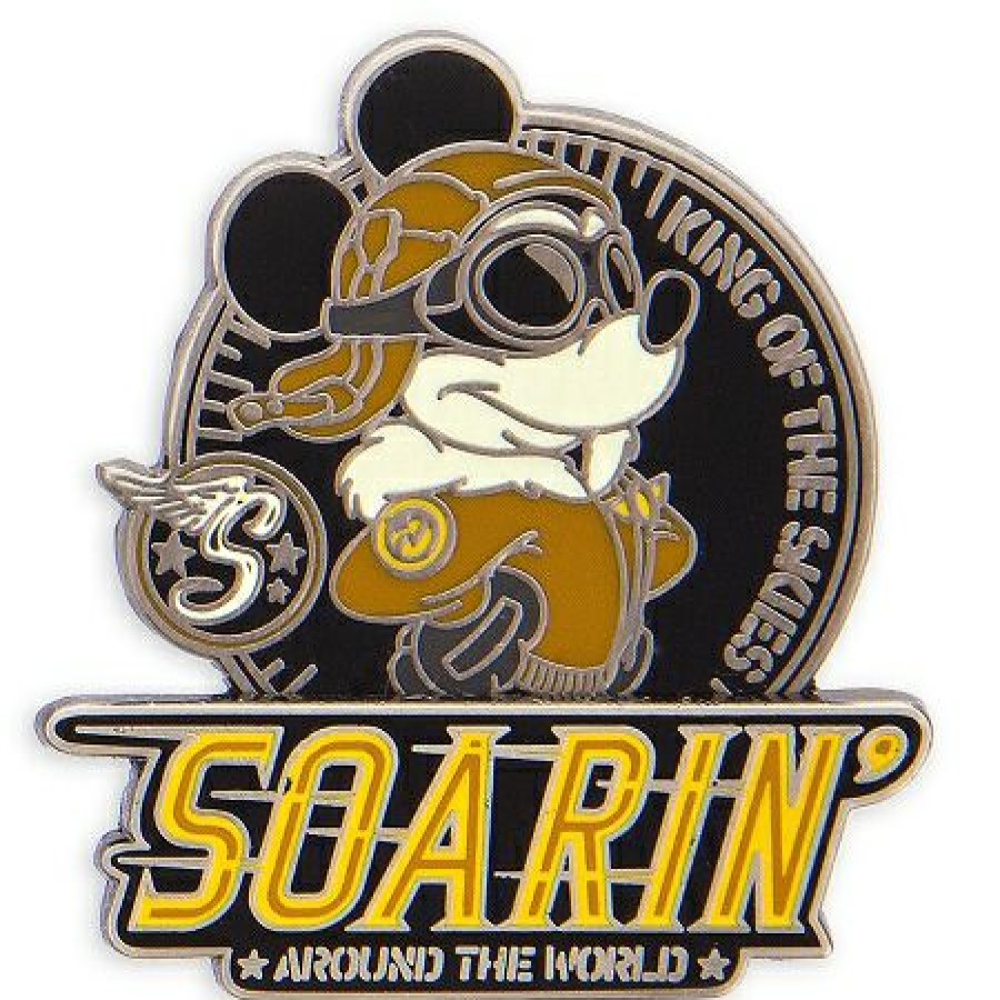 Figures And Collectibles * | Disney Epcot Pin Mickey Mouse Soarin' King Of The Skies Original