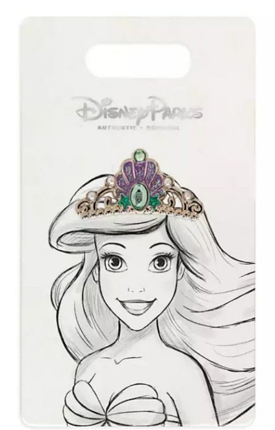 Figures And Collectibles * | Disney Princess Pin Ariel Tiara Best Price