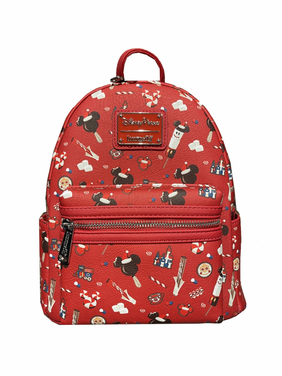 Apparel * | Disney Loungefly Backpack 2021 Holiday Snacks 100% Guarantee