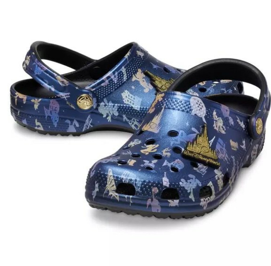 Apparel * | Disney Crocs For Adults 50Th Anniversary Grand Finale Tendy Style