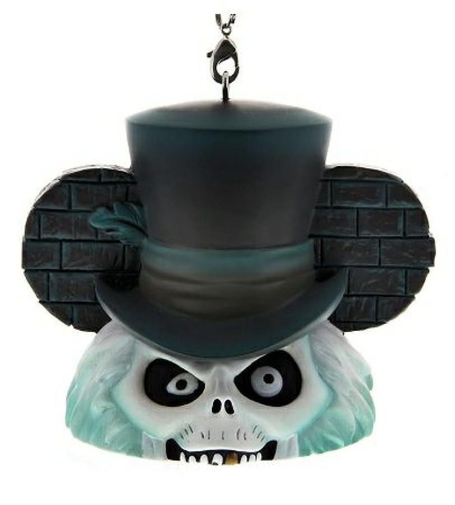 Christmas Ornaments * | Disney Ears Hat Ornament Haunted Mansion Hatbox Ghost Light Up Fashionable