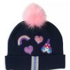 Apparel * | Disney Knit Hat Rainbow Unicorn Inside Out 100% Guarantee