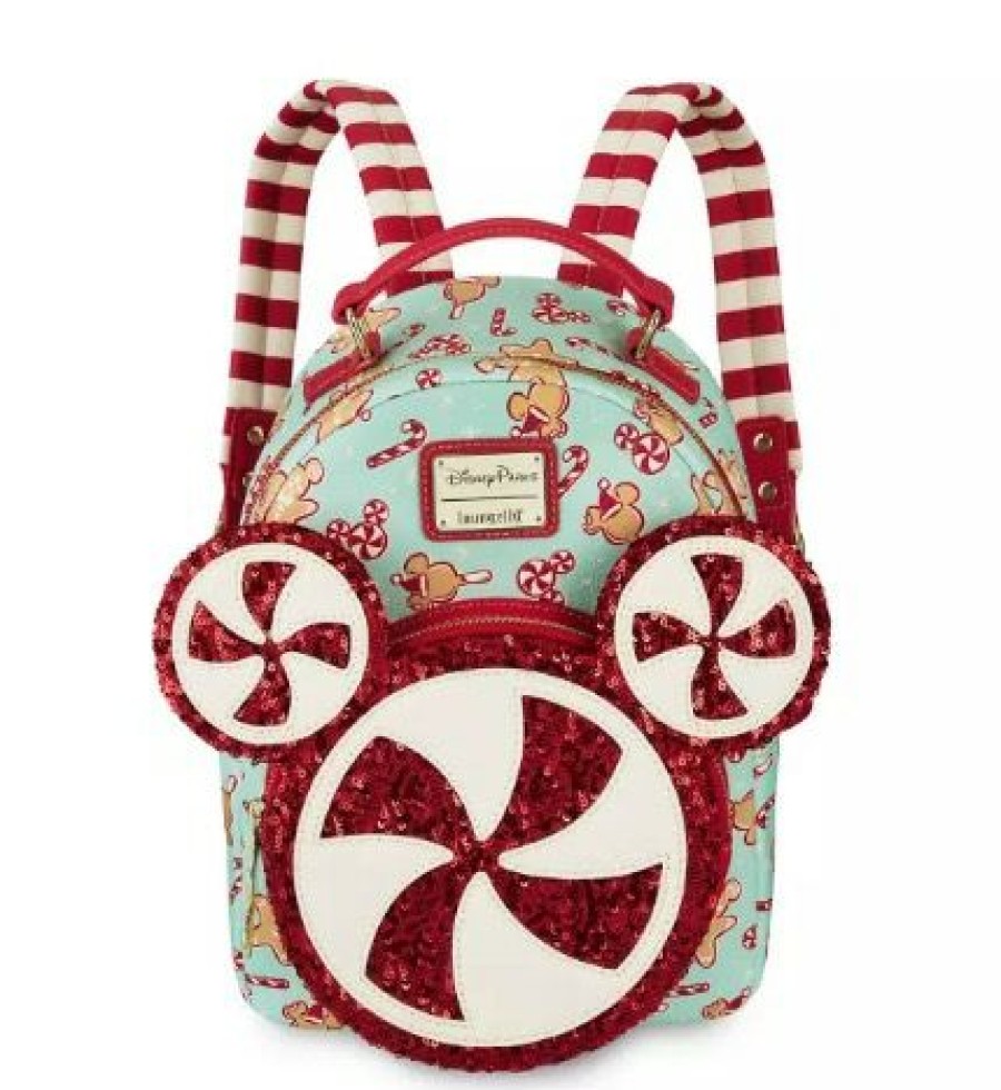 Apparel * | Disney Loungefly Backpack Mickey Mouse Holiday Treats Discount