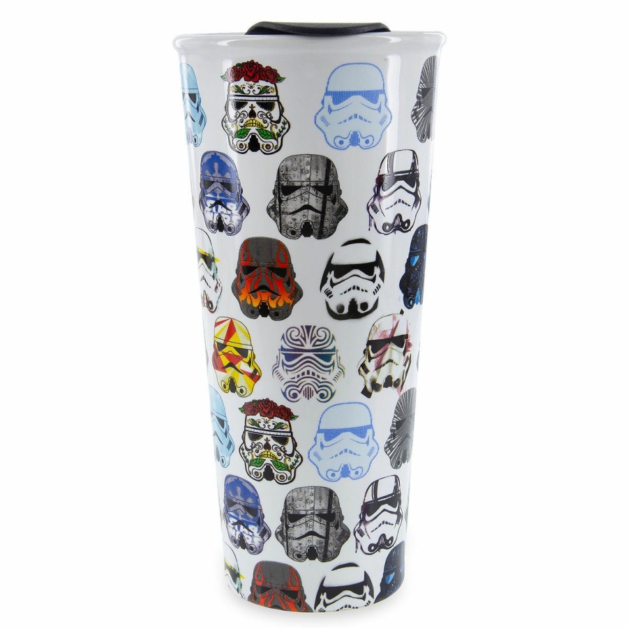 Mugs * | Disney Travel Tumbler Stormtrooper Helmet Star Wars New Threads