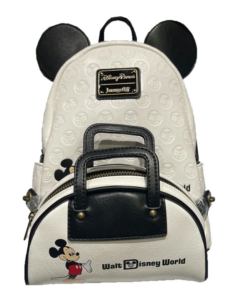 Apparel * | Disney Loungefly Backpack 50Th Anniversary Vault Mickey Mouse Outlet