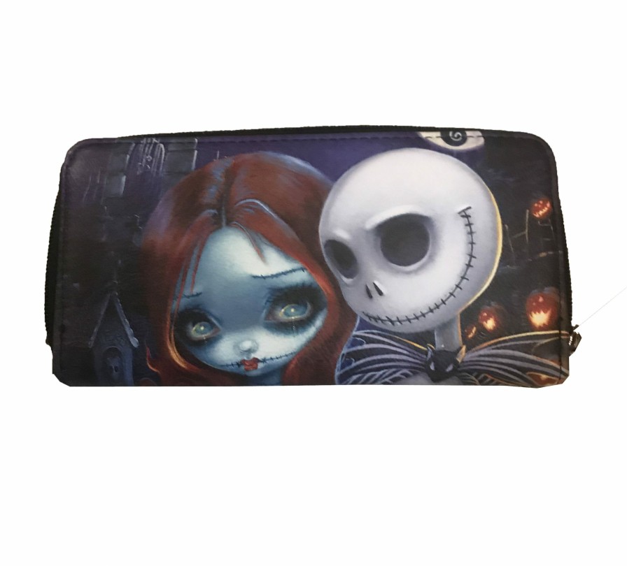 Apparel * | Disney Jasmine Becket Griffith Wallet Jack Skellington And Sally Outlet