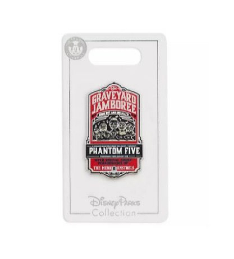 Figures And Collectibles * | Disney Haunted Mansion Pin Phantom Five Discount