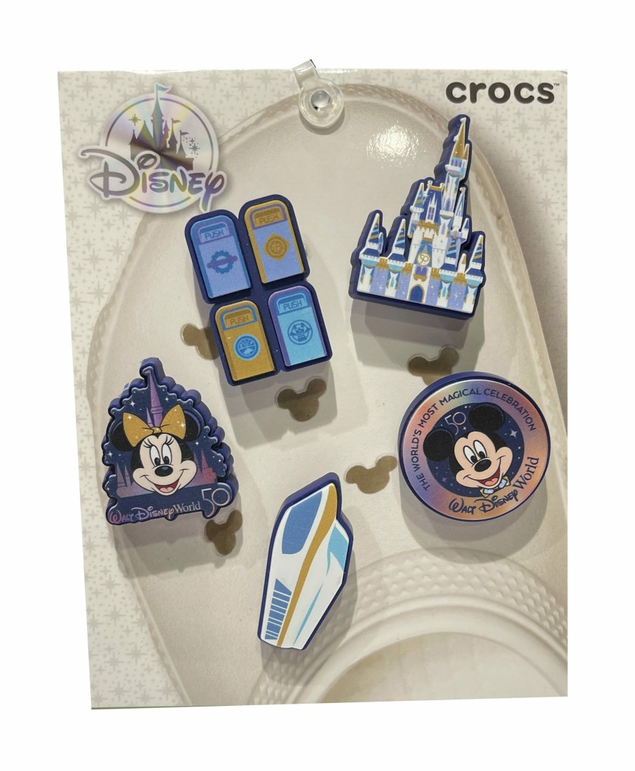 Apparel * | Disney Crocs Jibbitz Charms 50Th Anniversary Online Discount