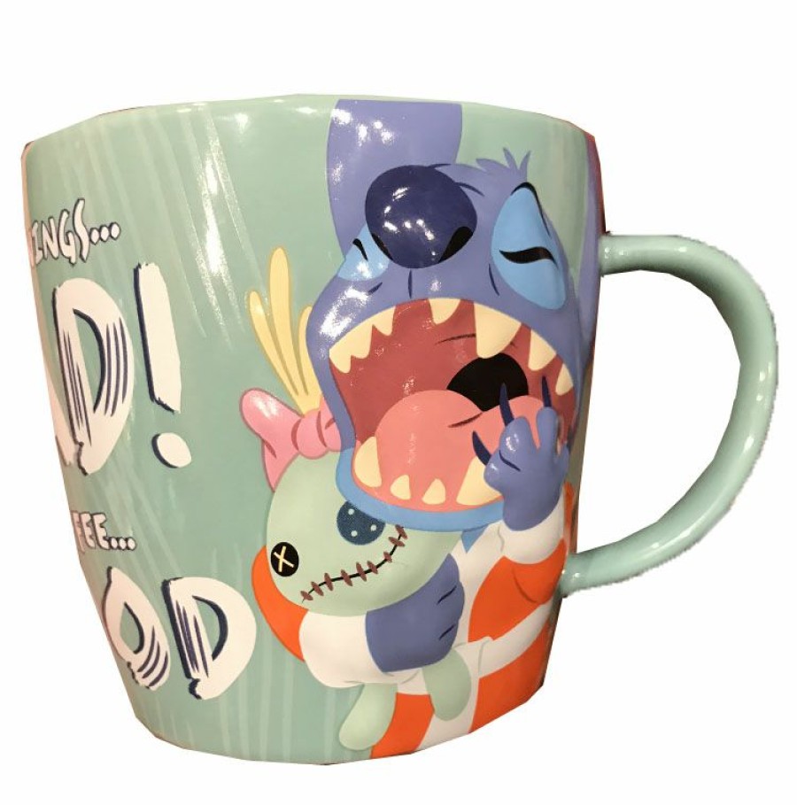 Mugs * | Disney Coffee Mug Stitch Mornings Bad, Coffee Good Exclusive Design