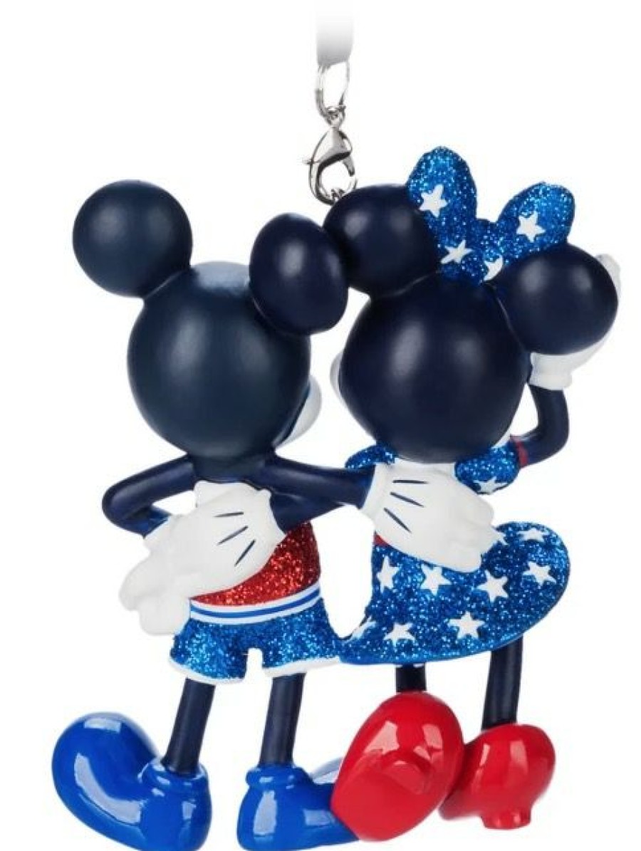 Christmas Ornaments * | Disney Figural Ornament Mickey And Minnie Mouse Americana New Threads