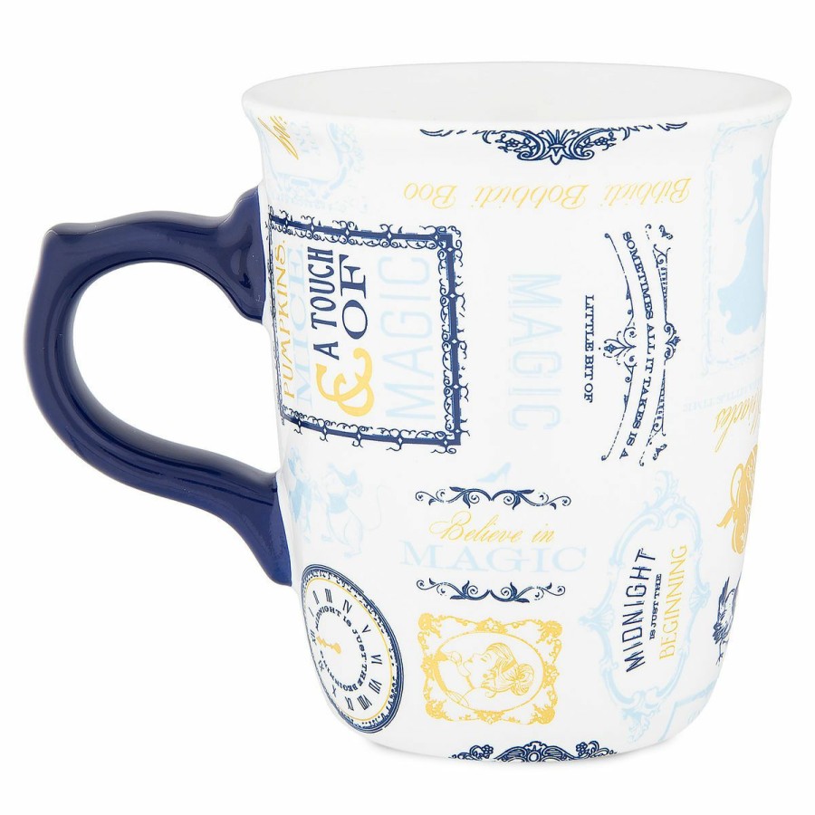 Mugs * | Disney Coffee Mug Cinderella Text Pattern Outlet