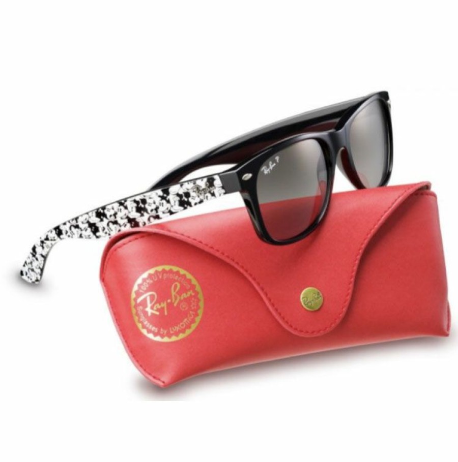 Apparel * | Disney Ray-Ban Sunglasses Mickey Mouse Expressions Black And White Hot Sell