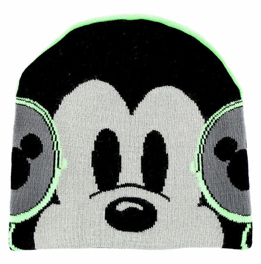 Apparel * | Disney Knit Hat Mickey Mouse Dj New