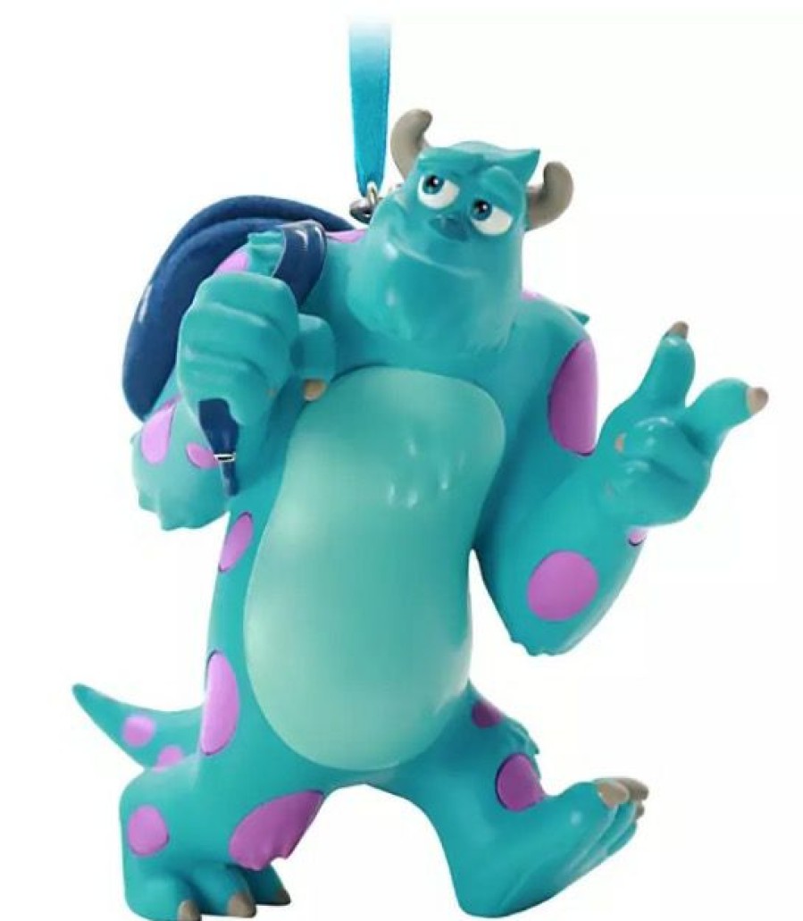 Christmas Ornaments * | Disney Figural Ornament Sulley With Backpack Monsters University Top Sellers