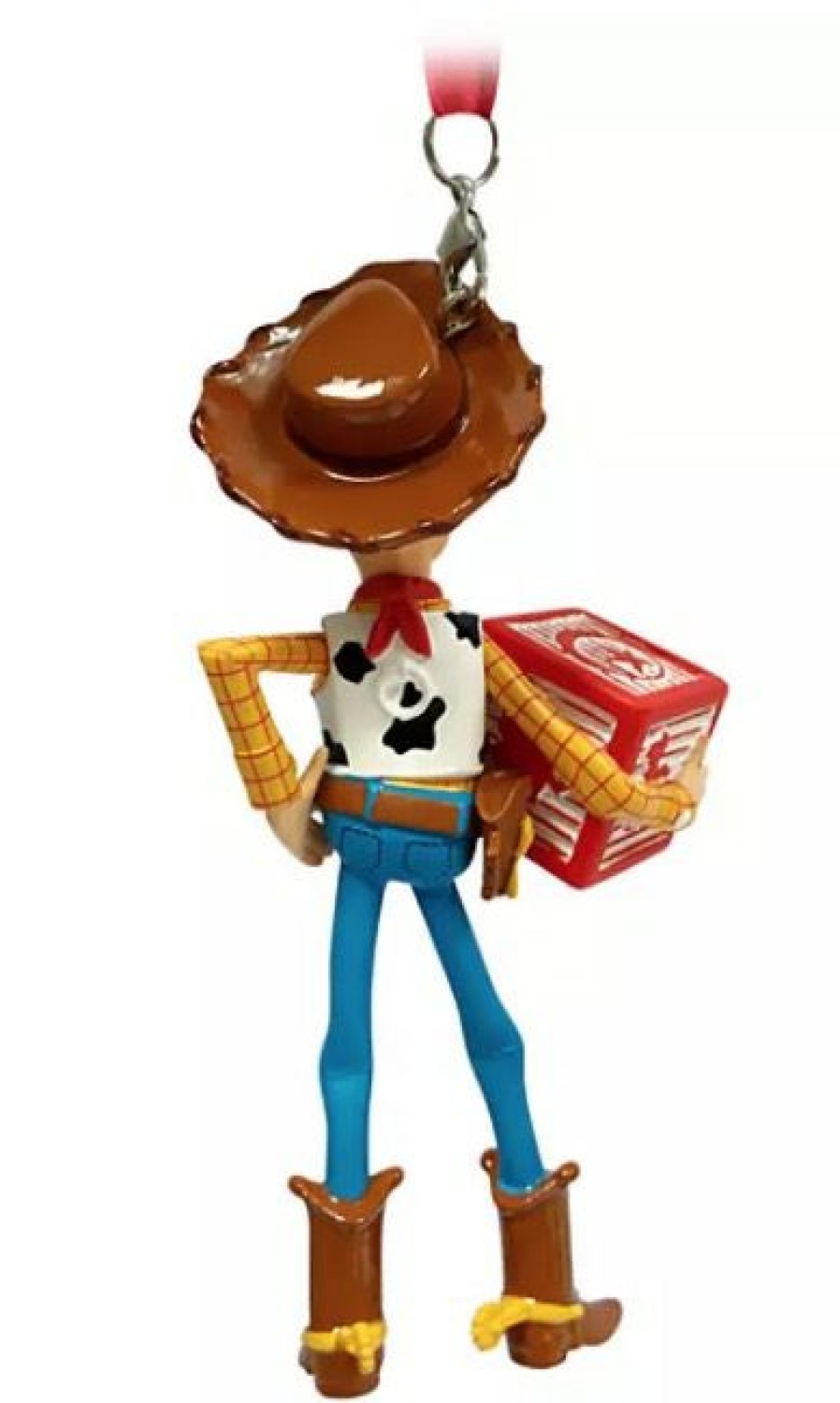 Christmas Ornaments * | Disney Figurine Ornament Woody With Block Toy Story Best Price