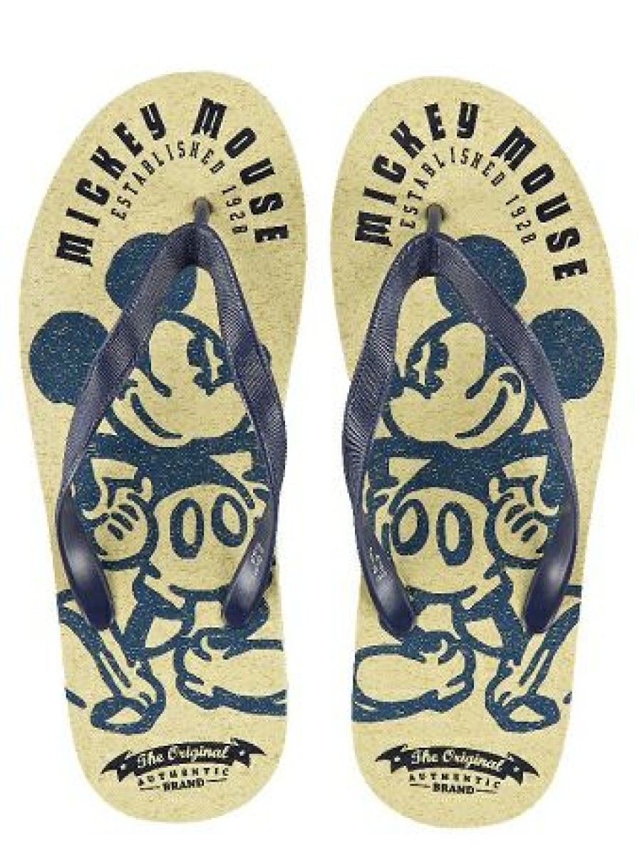 Apparel * | Disney Flip Flops For Men Mickey Mouse 1928 Exquisite Gifts