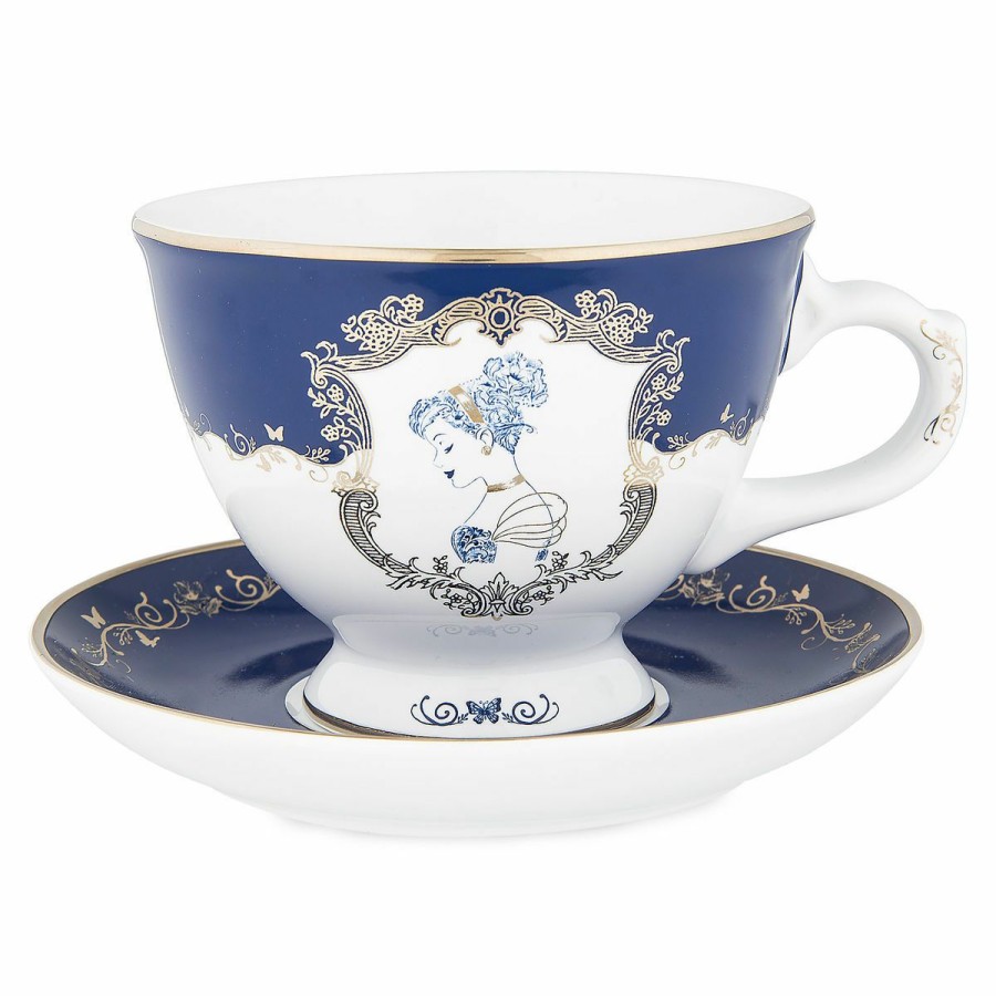 Mugs * | Disney Teacup And Saucer Set Princess Cinderella Discounts