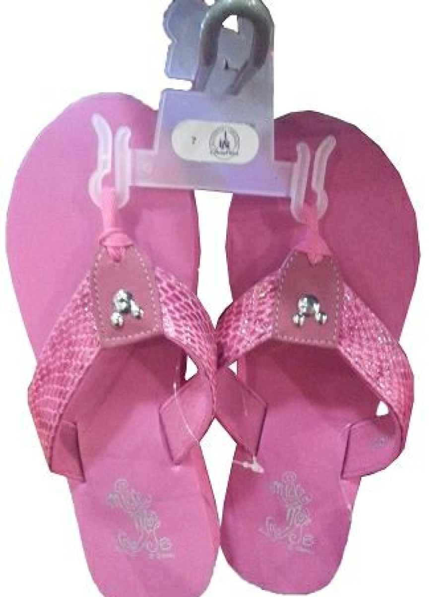 Apparel * | Disney Sandals For Women Mickey Mouse Walt Disney World Pink Hot Sell