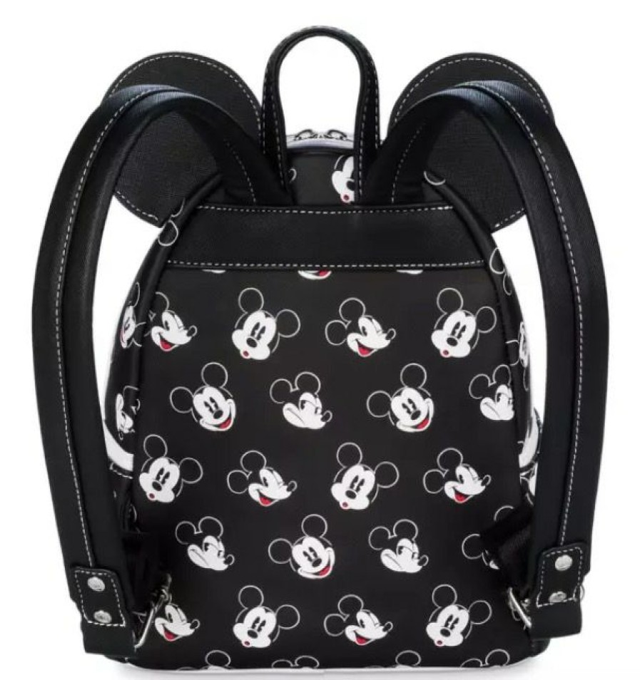 Apparel * | Disney Loungefly Backpack Mickey Mouse Black & White Lower Prices