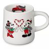 Mugs * | Disney Holiday Mug Farmhouse Mickey And Minnie 100% Guarantee