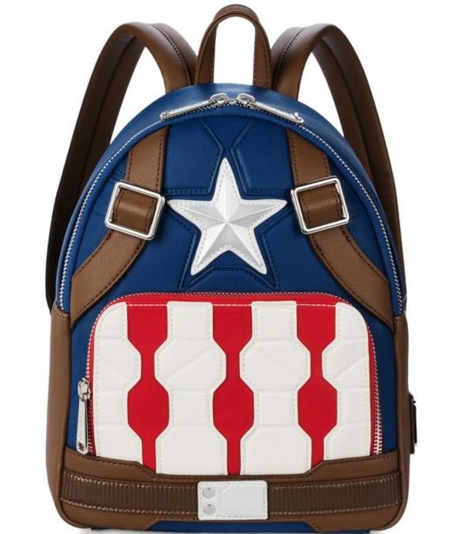 Apparel * | Disney Loungefly Backpack Captain America Best Price