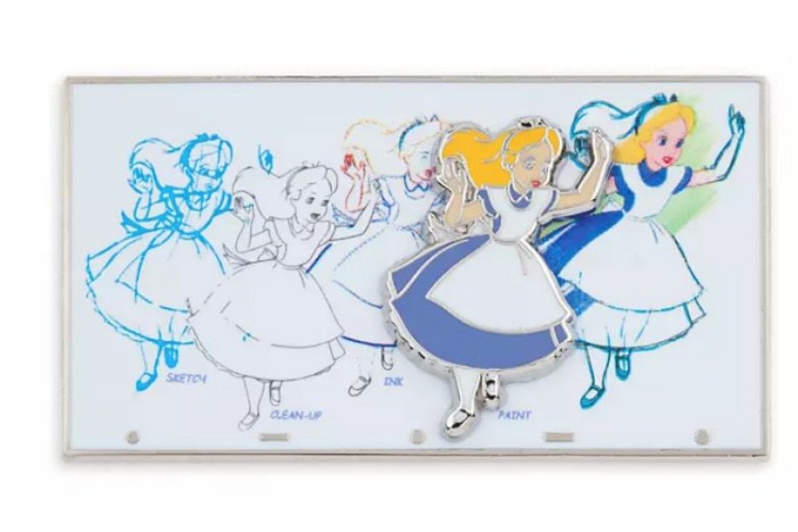 Figures And Collectibles * | Disney Ink & Paint Pin Alice In Wonderland Outlet