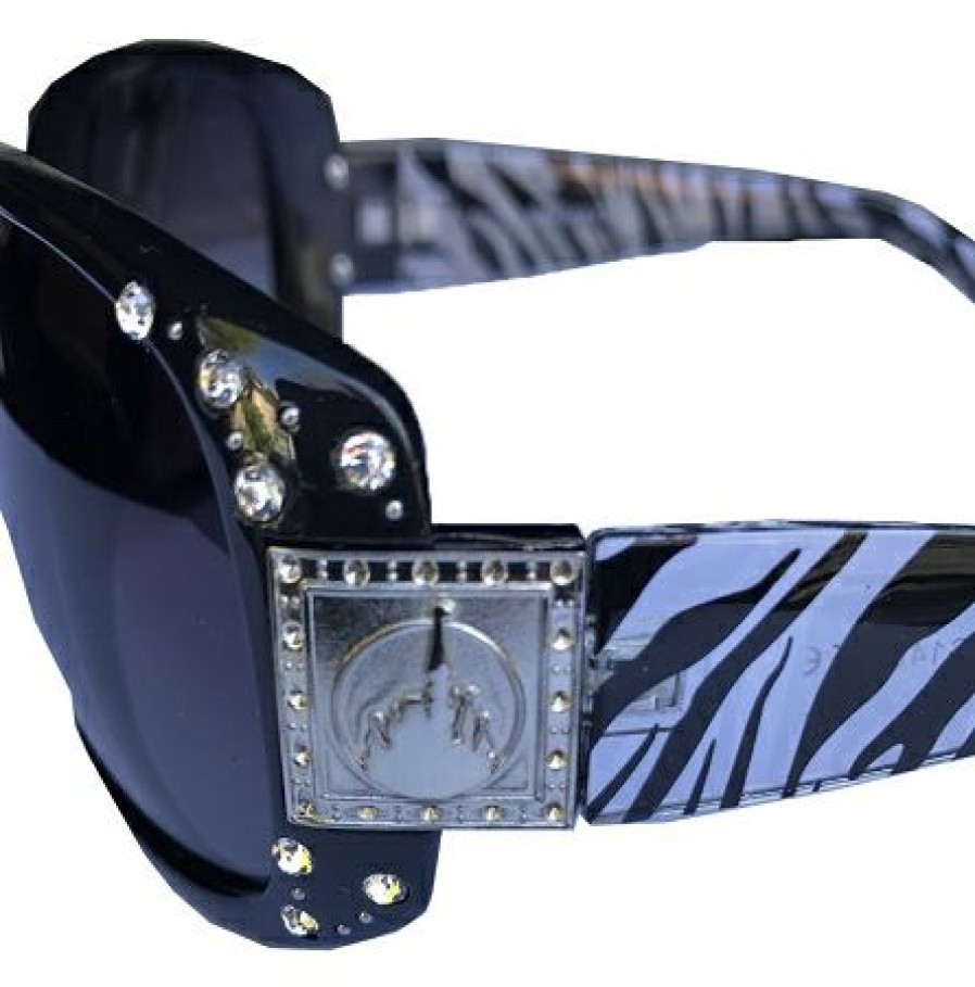 Apparel * | Disney Arribas Sunglasses Cinderella Castle Crystal Zebra Discounts