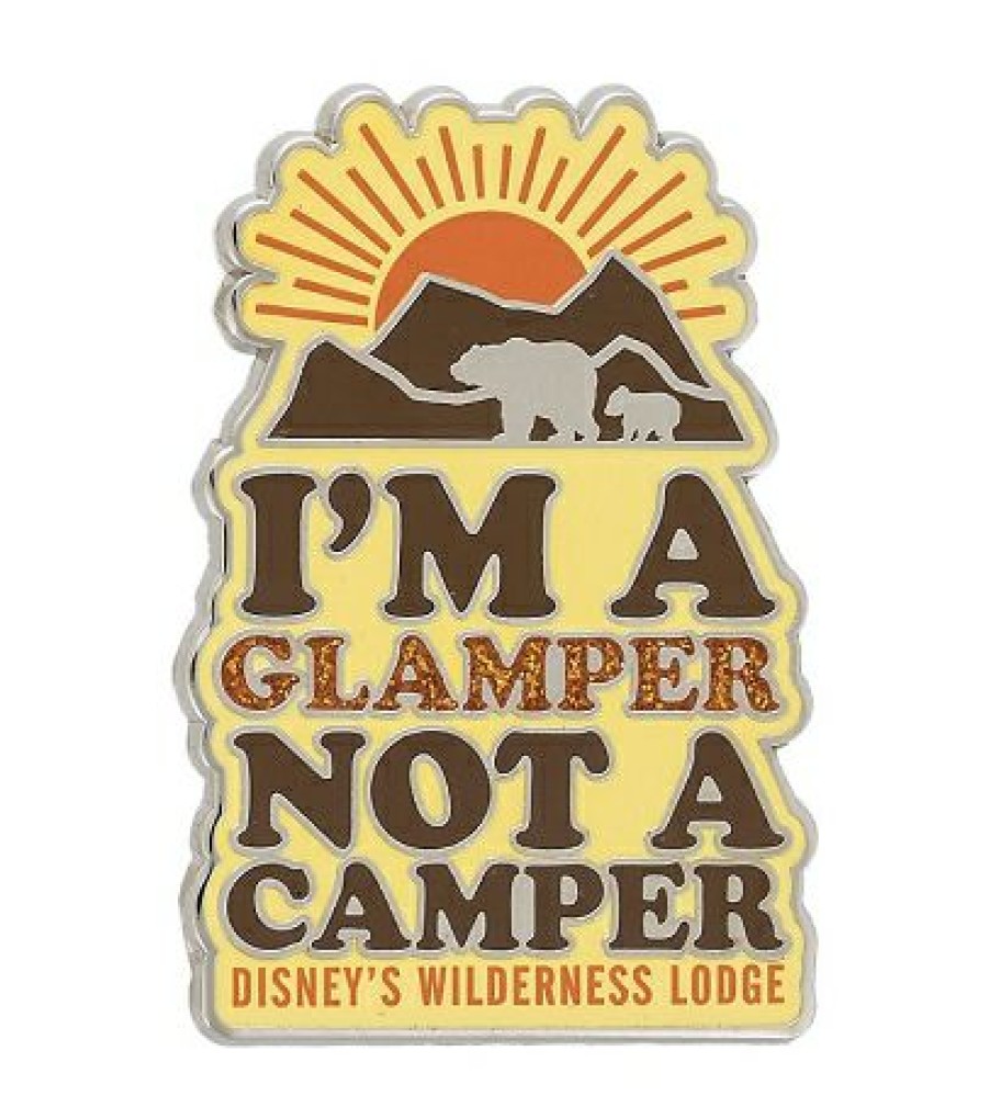 Figures And Collectibles * | Disney Wilderness Lodge Pin I'M A Glamper Not A Camper Exclusive Design