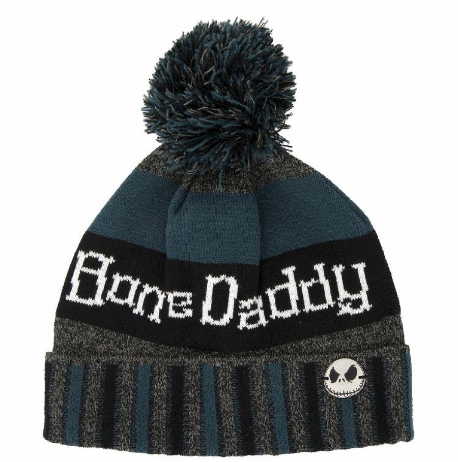 Apparel * | Disney Knit Hat Jack Skellington Bone Daddy Bargain Sale