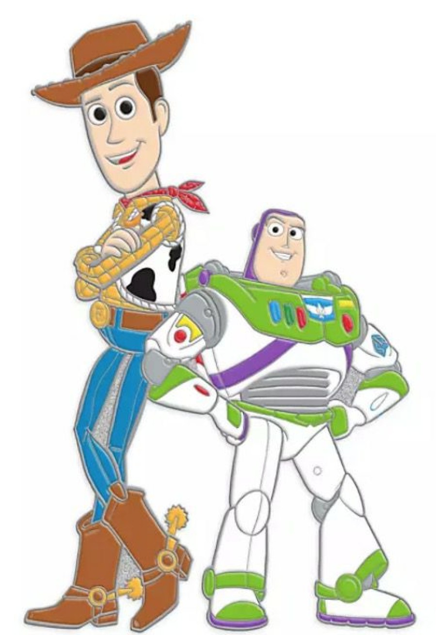 Figures And Collectibles * | Disney Toy Story Pin Woody And Buzz Lower Prices