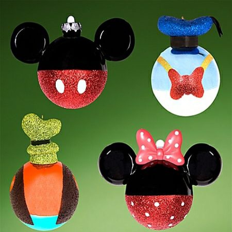 Christmas Ornaments * | Disney Christmas Ornament Set Best Of Mickey Mickey Mouse And Pals Online Sales