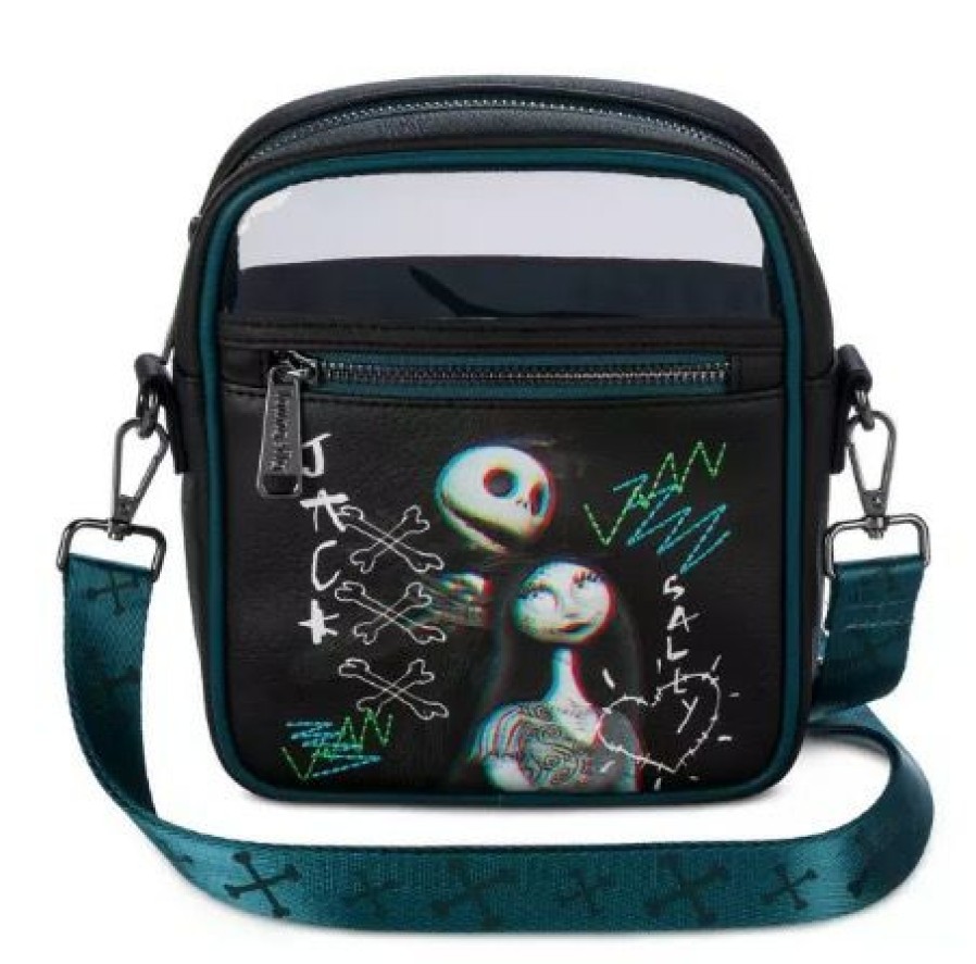 Apparel * | Disney Loungefly Crossbody Bag Jack Skellington And Sally Exquisite Gifts