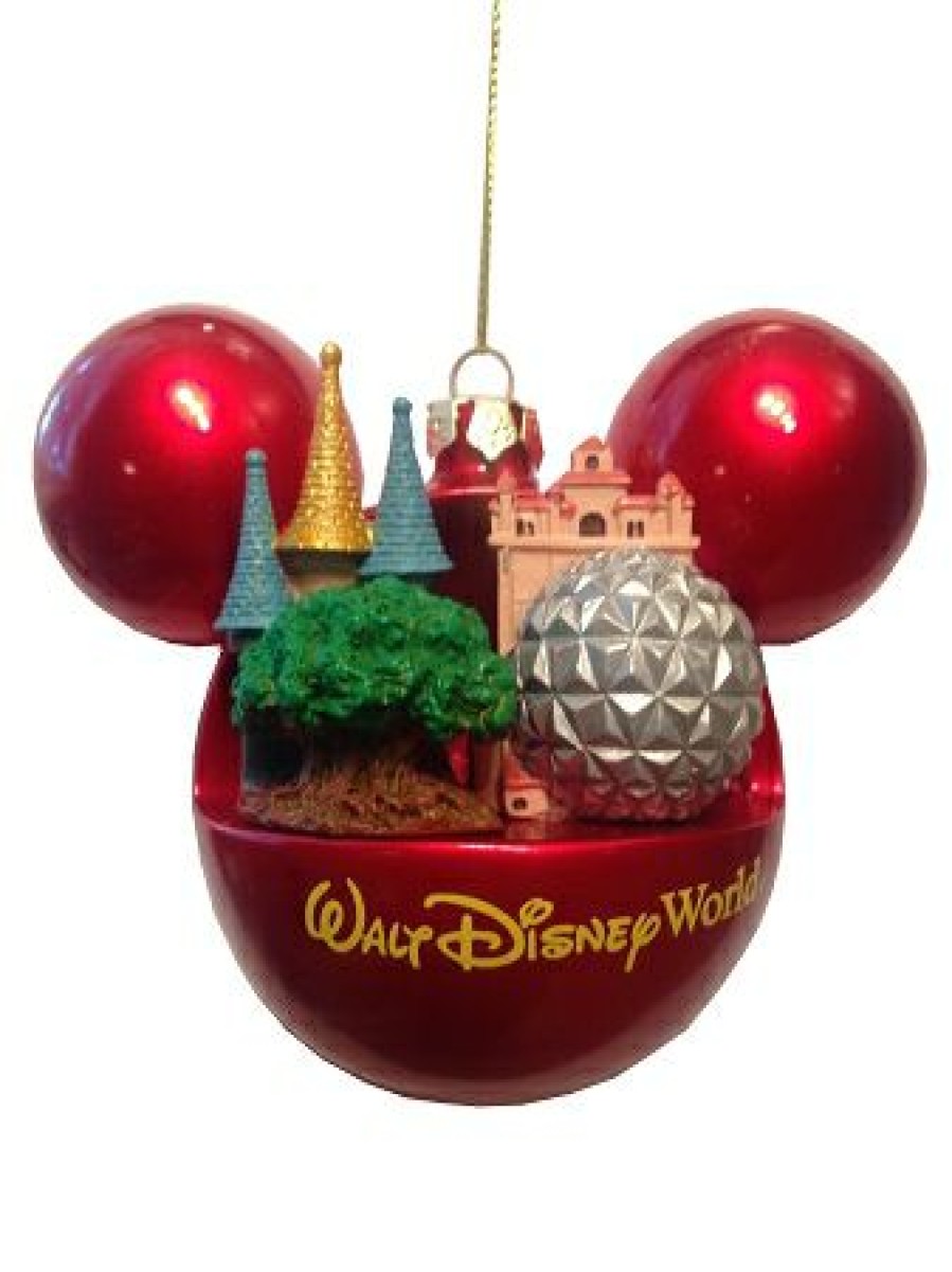 Christmas Ornaments * | Disney Mickey Ears Icon Ornament Four Parks, One World Tower Exclusive