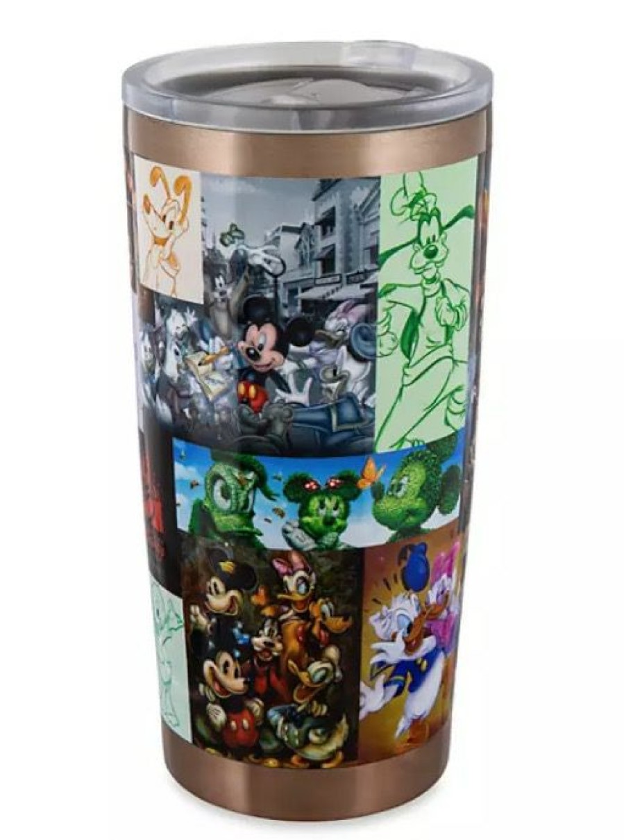 Mugs * | Disney Travel Tumbler Mickey Mouse And Friends Mosaic Fashionable