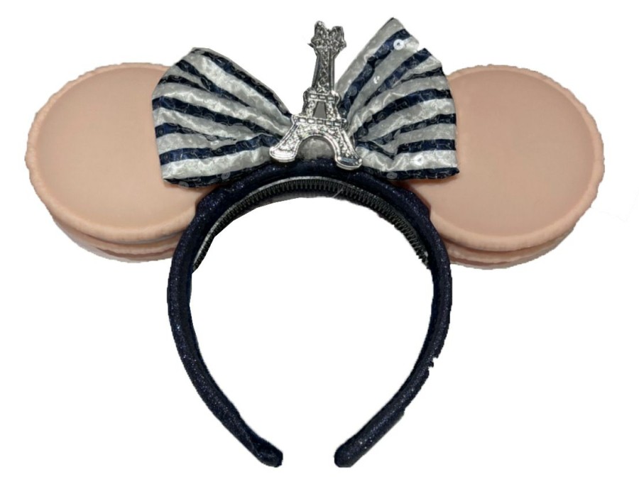 Apparel * | Disney Ears Headband Minnie Mouse Epcot France Macaron Fashionable