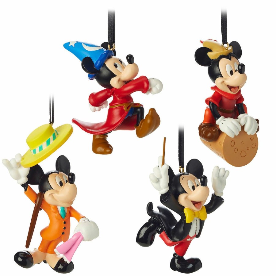 Christmas Ornaments * | Disney Ornament Set Mickey Mouse Through The Years Set 2 Discounts